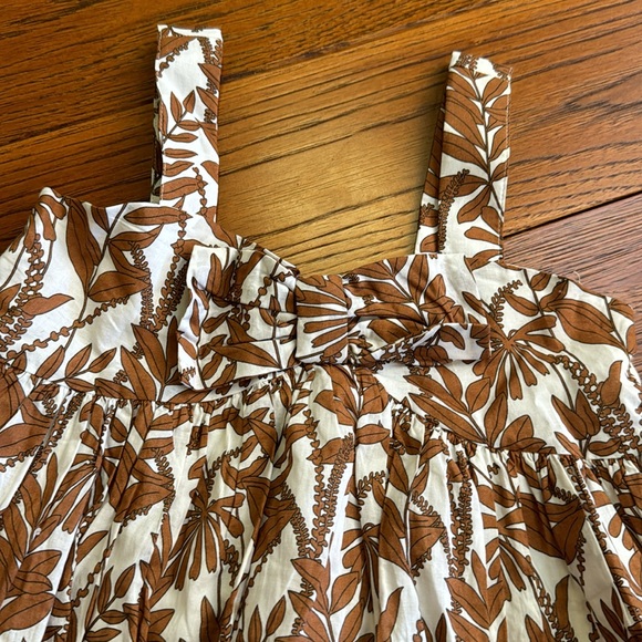 Janie & Jack Carmel Vine Print Bow  Dress - Picture 3 of 6